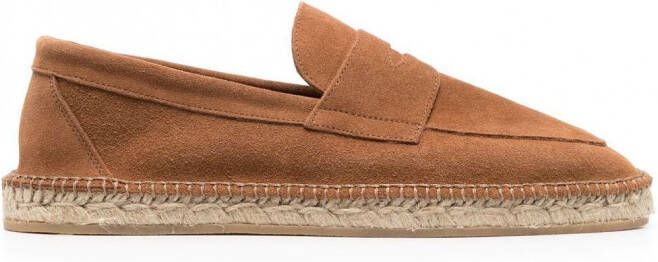 Scarosso Diego suède espadrilles Bruin