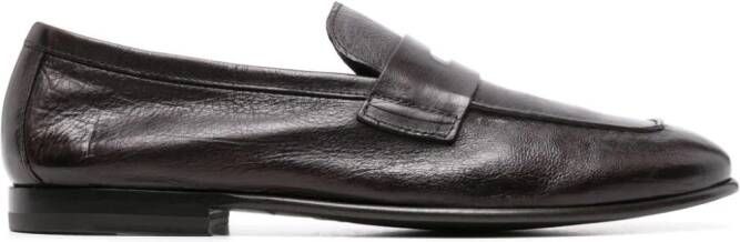 Scarosso Gregory leren loafers Bruin