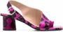 Scarosso Jill sandalen met slangenhuid-effect Roze - Thumbnail 1