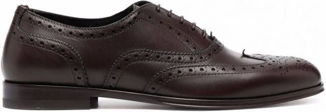 Scarosso Judy leren brogues Bruin