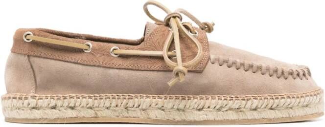 Scarosso Kai suède espadrilles Beige