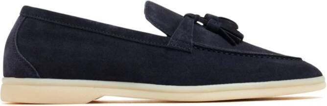 Scarosso Leandra loafers met kwastjes Blauw