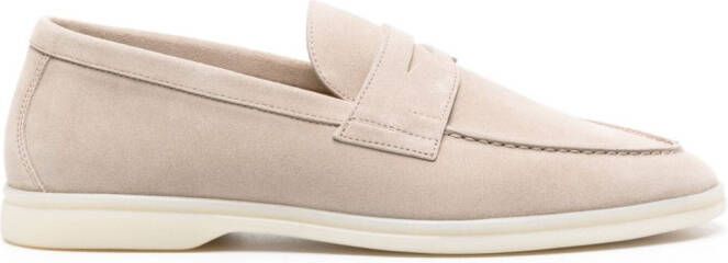 Scarosso Luciano suède loafers Beige