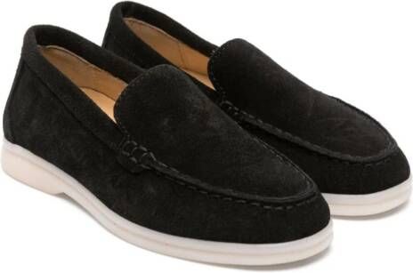 Scarosso Ludovico suède loafers Zwart