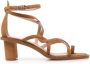 Scarosso Patty suède sandalen Beige - Thumbnail 1