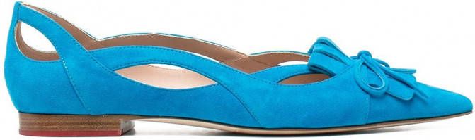 Scarosso x Paula Cademartori ballerina's Blauw