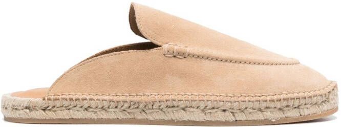 Scarosso Suède espadrilles Beige