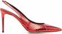 Scarosso Sutton elaphe pumps Rood - Thumbnail 1