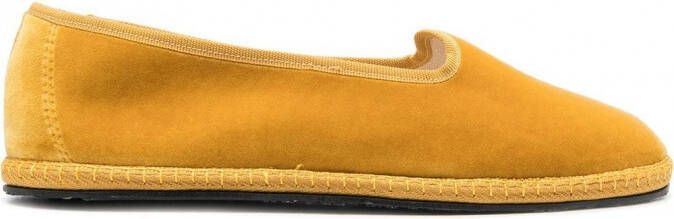 Scarosso Valentina slip-on slippers Geel