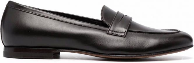 Scarosso Valeria leren loafers Bruin