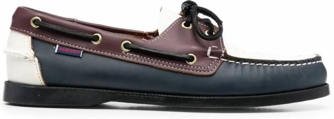 Sebago Bootschoenen met colourblocking Blauw