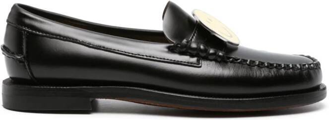 Sebago Leren loafers Zwart