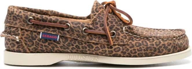 Sebago Portland Fleshout bootschoenen Bruin