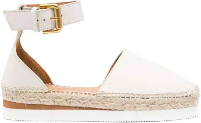 See by Chloé Espadrilles met enkelbandje Beige