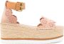 See by Chloé Espadrilles met geborduurde bloemen Beige - Thumbnail 1