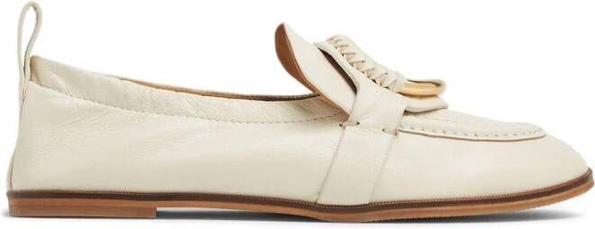 See by Chloé Loafers met ronde neus Beige