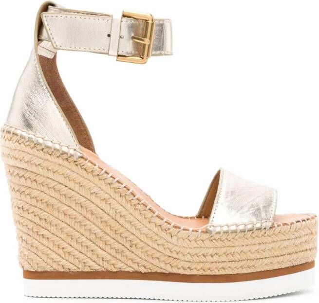 See by Chloé Metallic espadrilles Goud