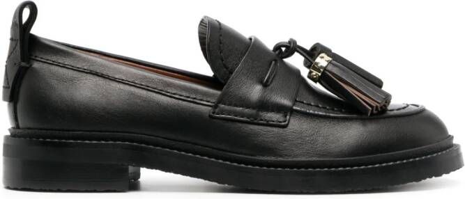 See by Chloé Skyie leren loafers Zwart