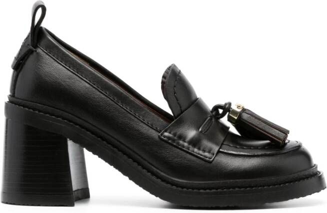 See by Chloé Skyie leren loafers Zwart