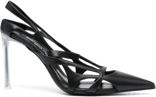 Sergio Rossi Ivy pumps met puntige neus Zwart