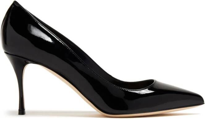 Sergio Rossi Lakleren pumps Zwart