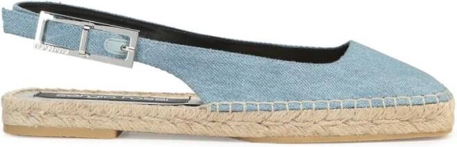 Sergio Rossi SR Nora denim espadrilles Blauw