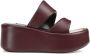 Sergio Rossi sr Spongy sandalen met plateauzool Rood - Thumbnail 1