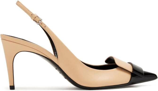 Sergio Rossi SR1 slingback pumps Beige