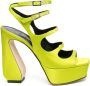 Si Rossi Sandalen met plateauzool Groen - Thumbnail 1