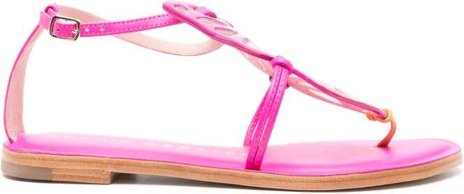 Sophia Webster Butterfly leren sandalen Roze