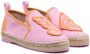 Sophia Webster Mini Espadrilles met vlinderpatch Roze - Thumbnail 1