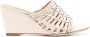 STAUD Blair sandalen met sleehak Beige - Thumbnail 1