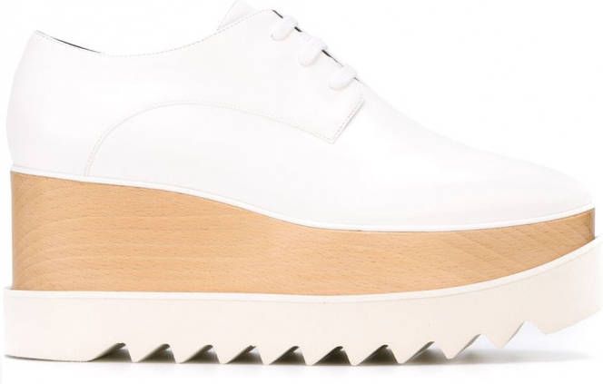 Stella McCartney Elyse platform shoes Wit