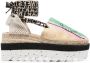 Stella McCartney Gaia espadrilles met plateauzool Roze - Thumbnail 1