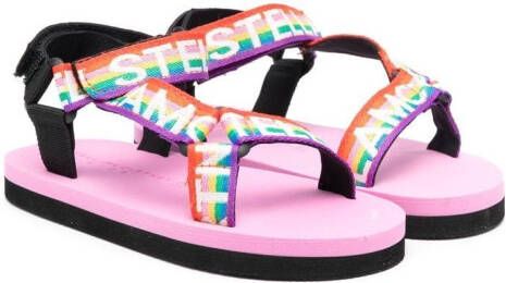 Stella McCartney Kids Sandalen met klittenband Roze