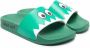 Stella McCartney Kids Slippers met print Groen - Thumbnail 1