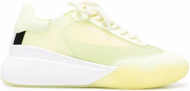 Stella McCartney Loop low-top sneakers Geel