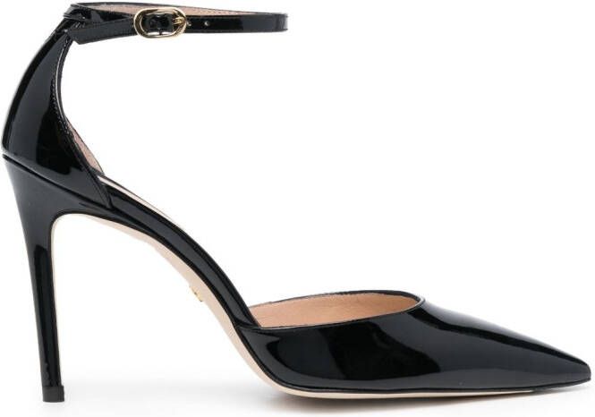 Stuart Weitzman Pumps met puntige neus Zwart