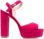 Stuart Weitzman Sandalen met plateauzool Roze - Thumbnail 1