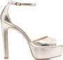 Stuart Weitzman Disco sandalen met plateauzool Goud - Thumbnail 1