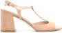 Stuart Weitzman Flareblock 75 mm sandalen Beige - Thumbnail 1