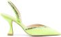 Stuart Weitzman Gemcut XCurve slingback pumps Groen - Thumbnail 1