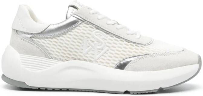 Stuart Weitzman Glide mesh chunky sneakers Wit