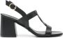 Stuart Weitzman Ibiza leren sandalen Zwart - Thumbnail 1