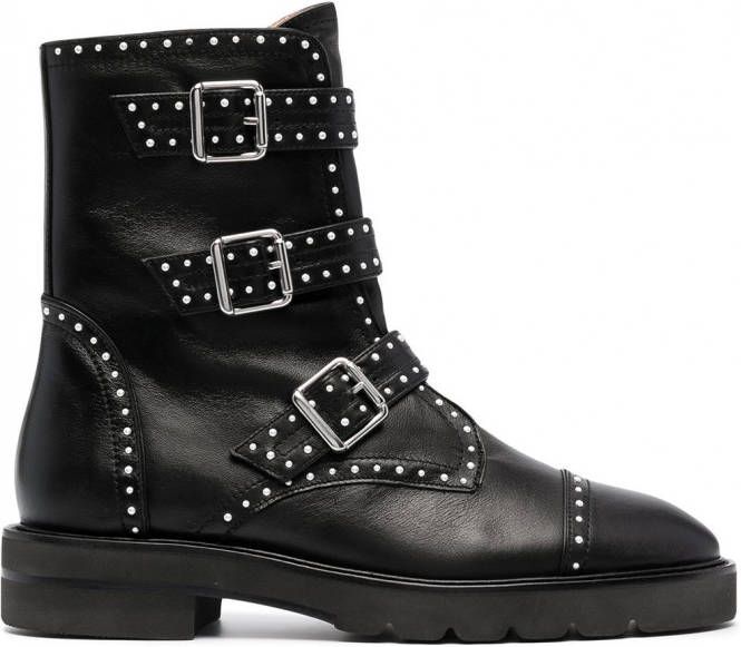 Stuart Weitzman Jesse Lift laarzen met studs Zwart