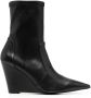 Stuart Weitzman Laarzen met puntige neus Zwart - Thumbnail 1