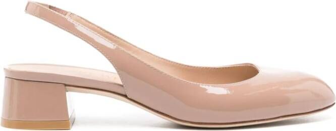 Stuart Weitzman Lakleren pumps Beige