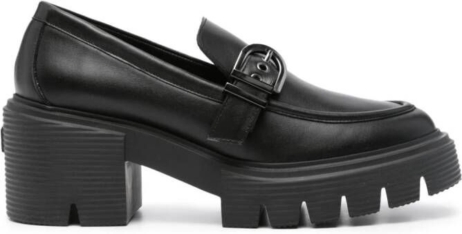 Stuart Weitzman Maverick Soho 70 mm loafers Zwart