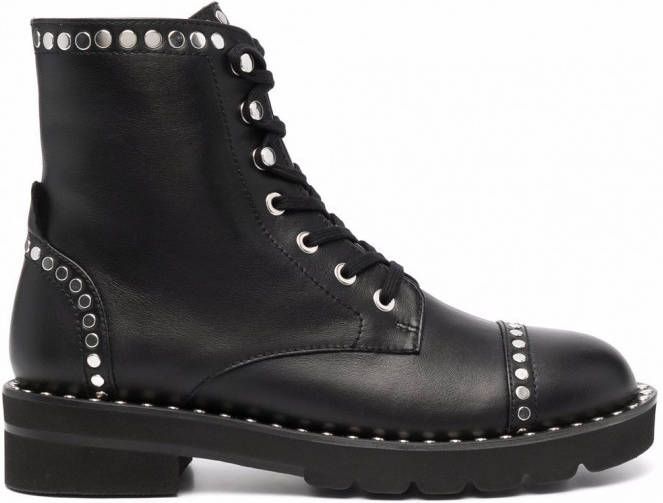 Stuart Weitzman Mila Lift laarzen met studs Zwart