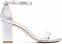 Stuart Weitzman Nearlynude sandalen met imitatieparel Grijs - Thumbnail 1